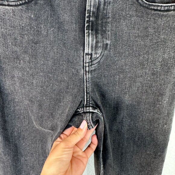 Everlane The High Rise Straight Ankle Jean 26 Washed Black Minimalist Contempora - Picture 5 of 8